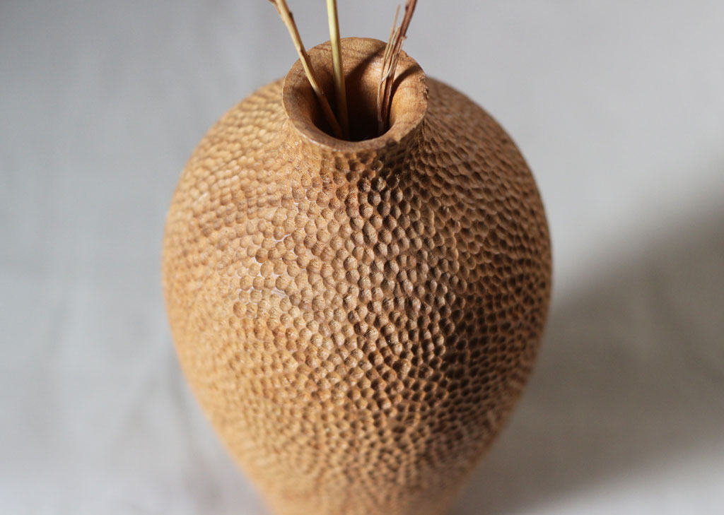 s3.4 soliflore, bois, artisanat, tournage, vase, fabriquer en france, auvergne, pièce unique