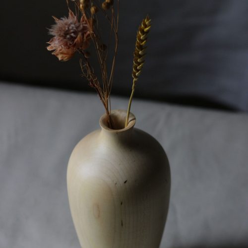 soliflore, bois, artisanat, tournage, vase, fabriquer en france, auvergne, pièce unique, art, décoration, fabriquer à la main